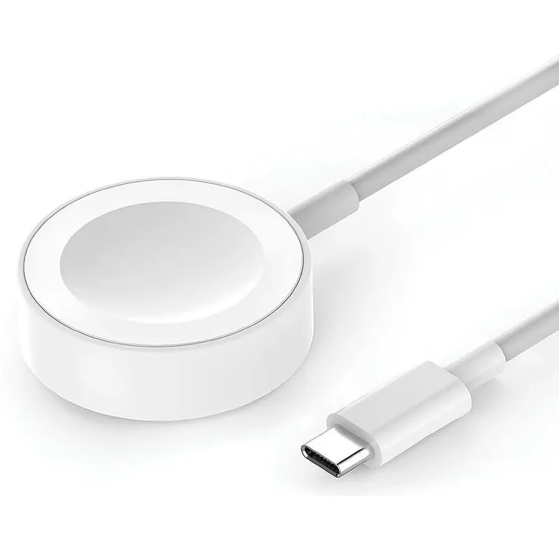 Cabo Carregador Magnético Tipo-c Para Relógios Compatível Com Apple Watch Série