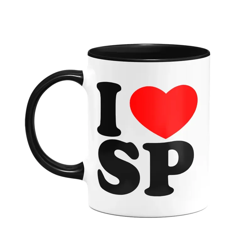 Caneca I Love Sp - São Paulo - 325ml Branca