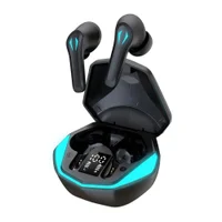 Fone Tws Gamer Com Luz Neon E Tela LED No Case