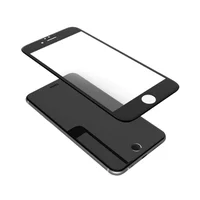 Película Compatível Para Iphone 6 Plus Vidro Temperado 3d Borda Preta