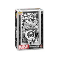 Funko Pop Comic Covers Capitao America 61 Preto E Branco