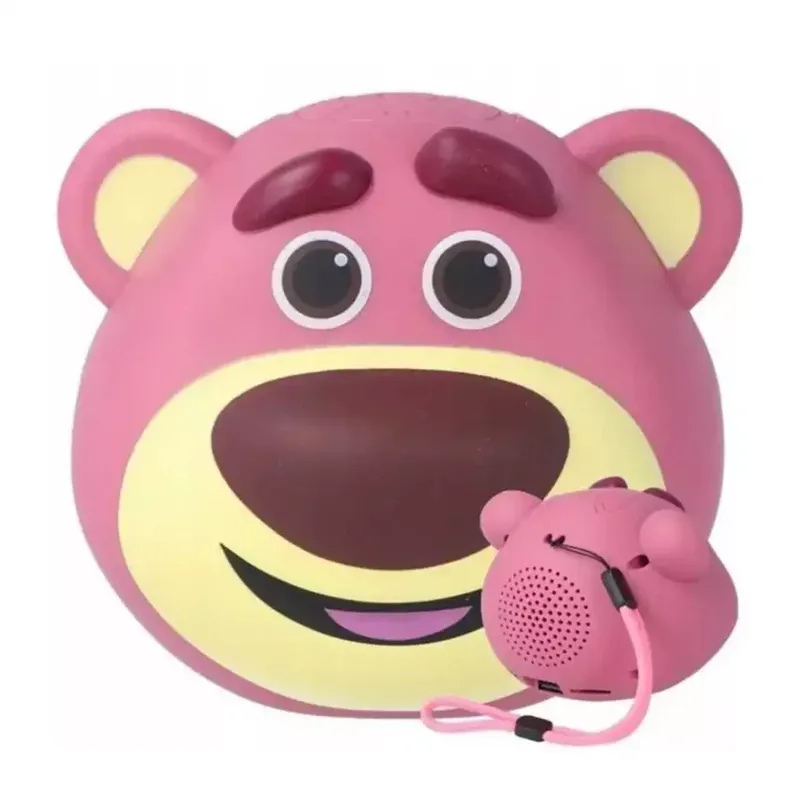 Caixa De Som Bluetooth Lotso A3 - Rádio Fm 8w Portátil