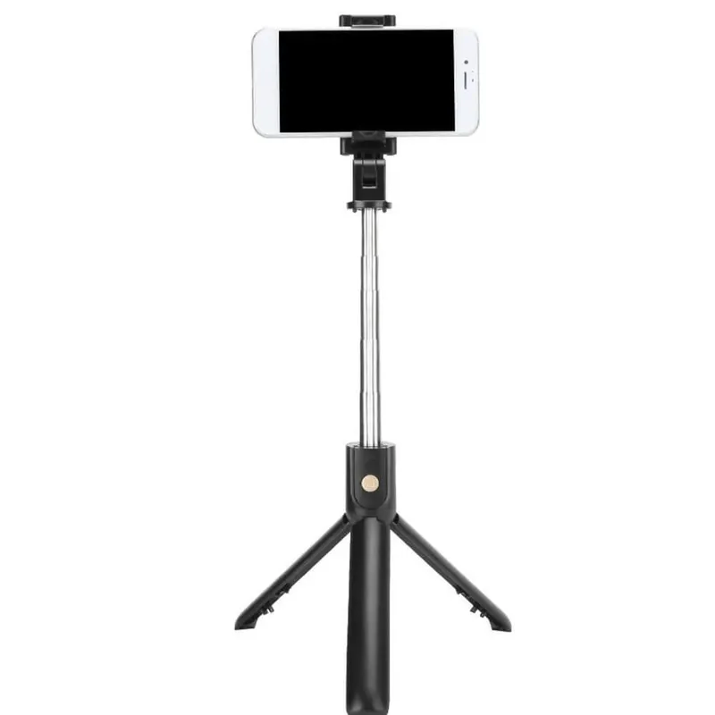Bastão De Selfie Funpro Com Tripé Para Celular Com Controle Disparador