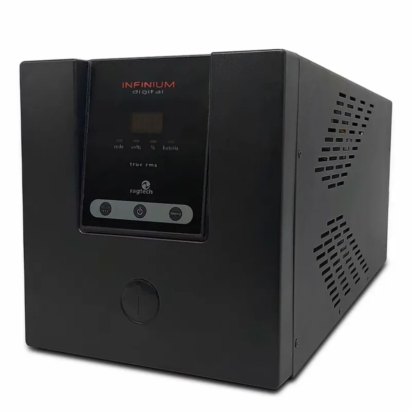 Nobreak 3200va Ragtech Infinium Digital, Bivolt Automático, Saída 115v, 10 Tomadas - 20ifd3905