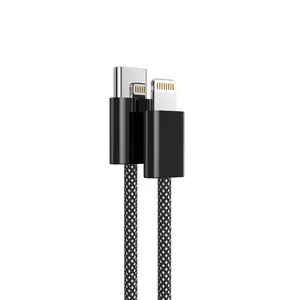 Cabo Para Carregador Skipper Volt Hrebos Cb-485i 1 Metro Preto 30w Usb-c Compatível Com Lightning Ios Premium