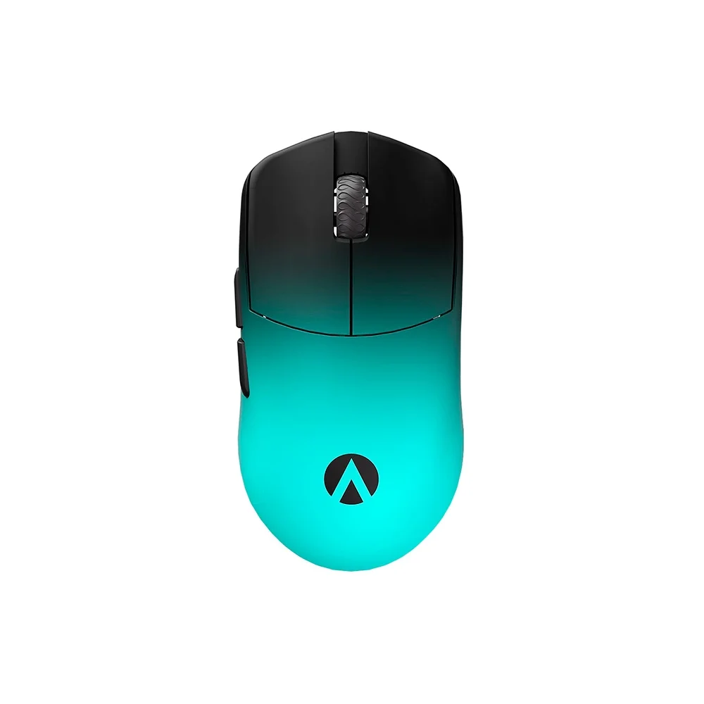 Mouse Gamer Sem Fio Lamzu Maya X AimLabs Edition Preto e Turquesa