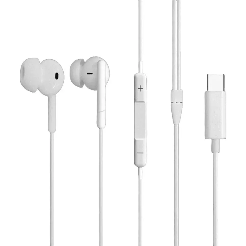 Fone De Ouvido Usb Tipo - C Fn592 Branco - Bright