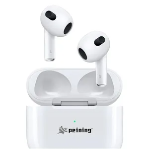 Fone Ouvido Bluetooth, V5.0, Sem Fio, Tws Musica Sem Borracha, Branco -TG902