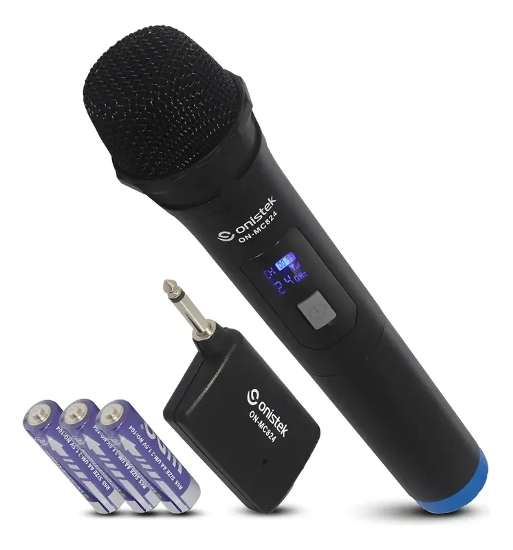 Microfone Sem Fio Onistek Recarregável Beta 58a Cardioide Usb-c