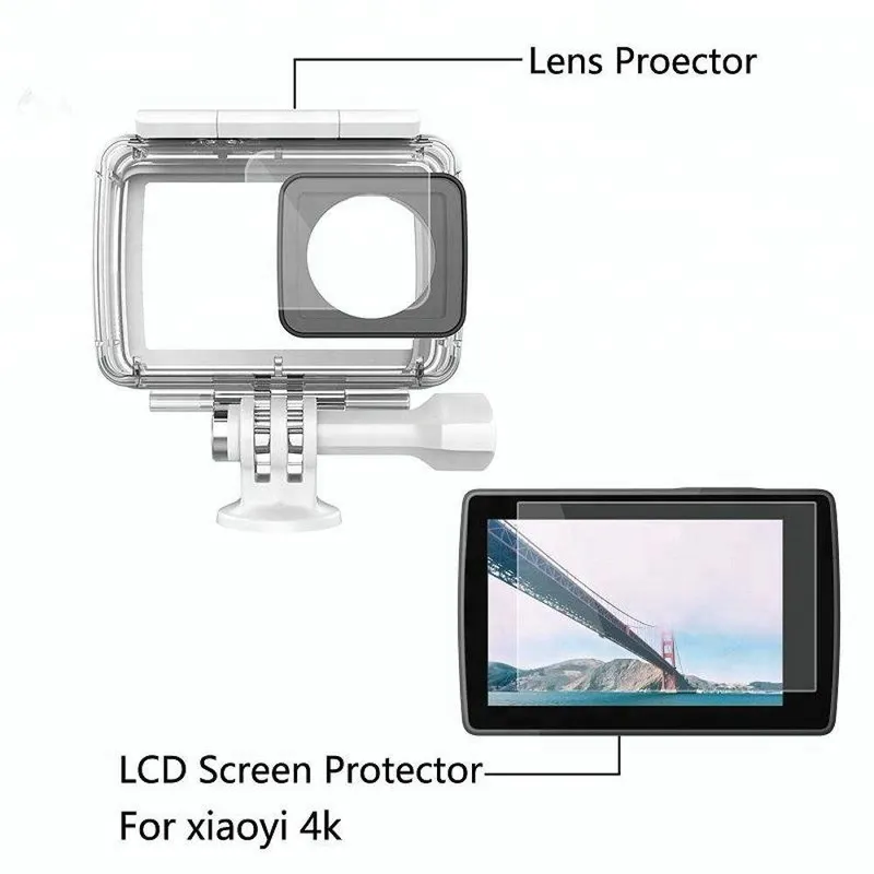 Película Lente E Lcd Para Xiaomi Yi 2k
