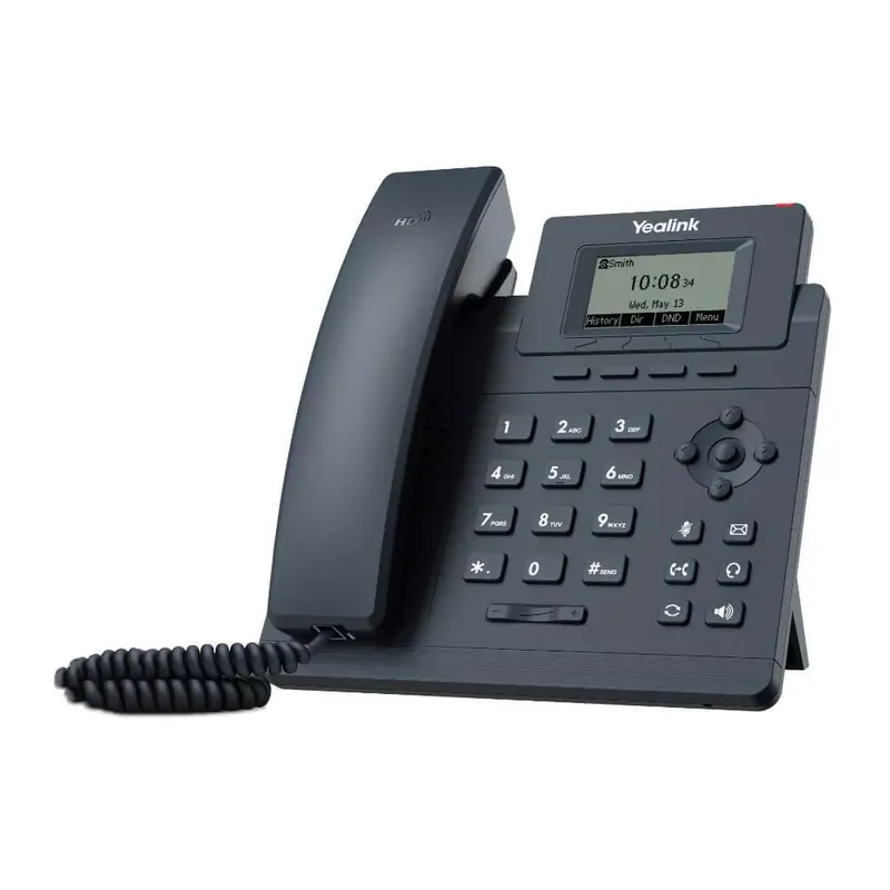 Telefone Yealink Sip T30p, Com Fonte IP, Display LCD