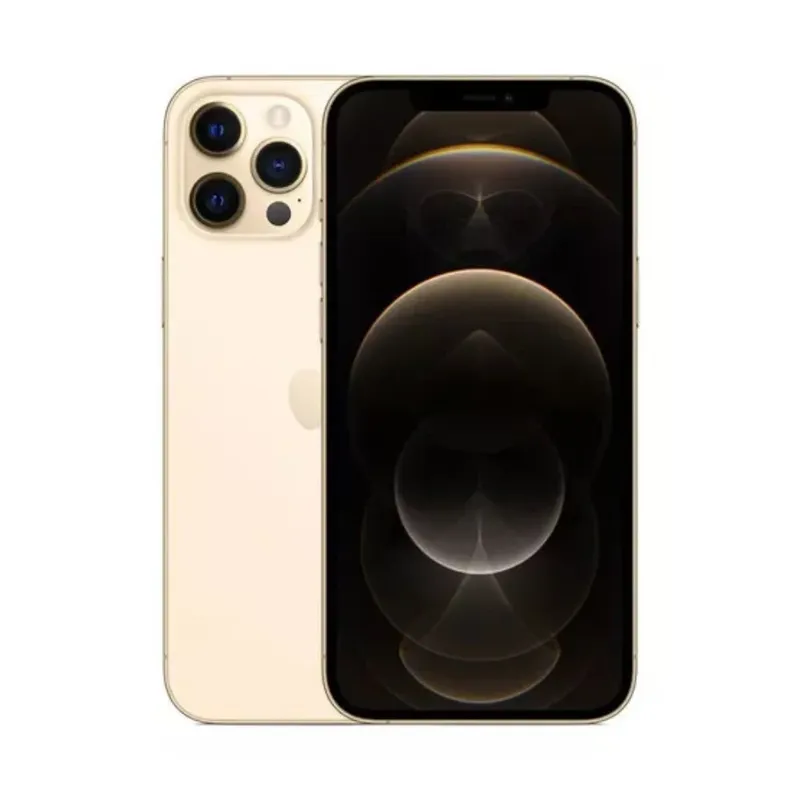 Usado: iPhone 12 Pro Max, 128GB, Dourado - Excelente