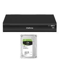 Kit Intelbras, DVR Imhdx 5108, Multi HD, 4k, 8 Canais + HD 1TB