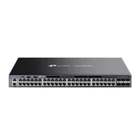 Switch Tp-link 10/100/1000Mbps Gigabit 48 Portas, Gerenciável L3, 54 Portas 6 Slots Sfp+ 10gbps - Tl-sg6654x