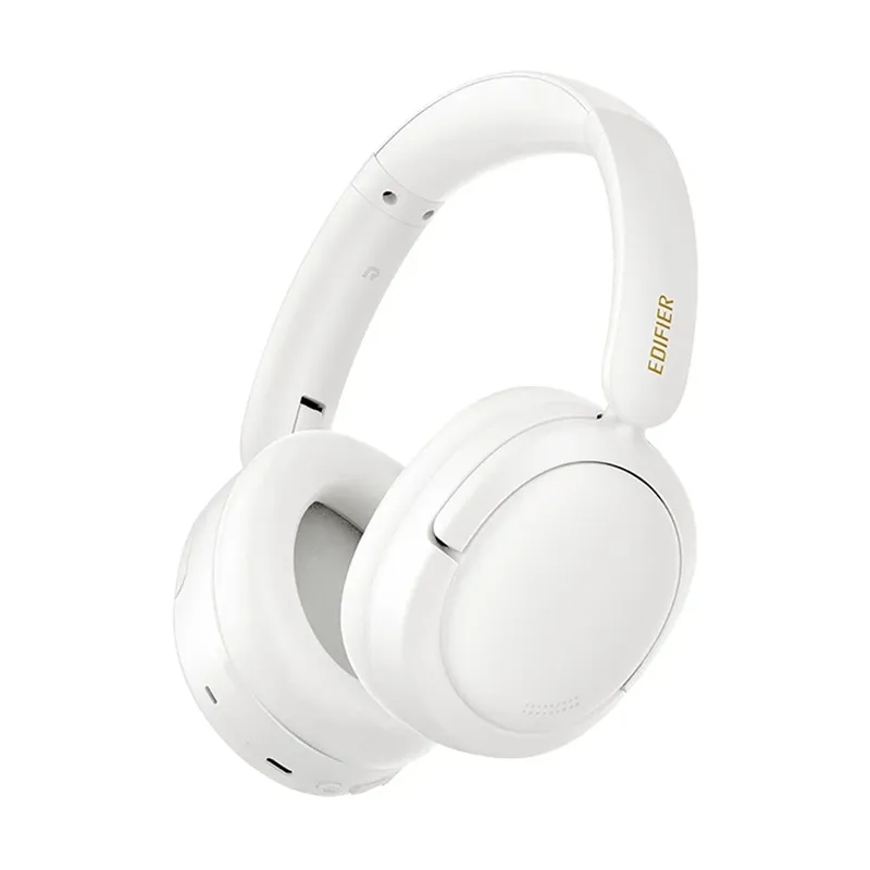 Fone Bluetooth 5.4, Dobrável, Bateria até 45h, Baixa latência, Chamadas com IA, W800BT-SE EDIFIER - Branco