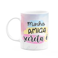 Caneca - Minha Amiga Secreta É... 325ml - Branca