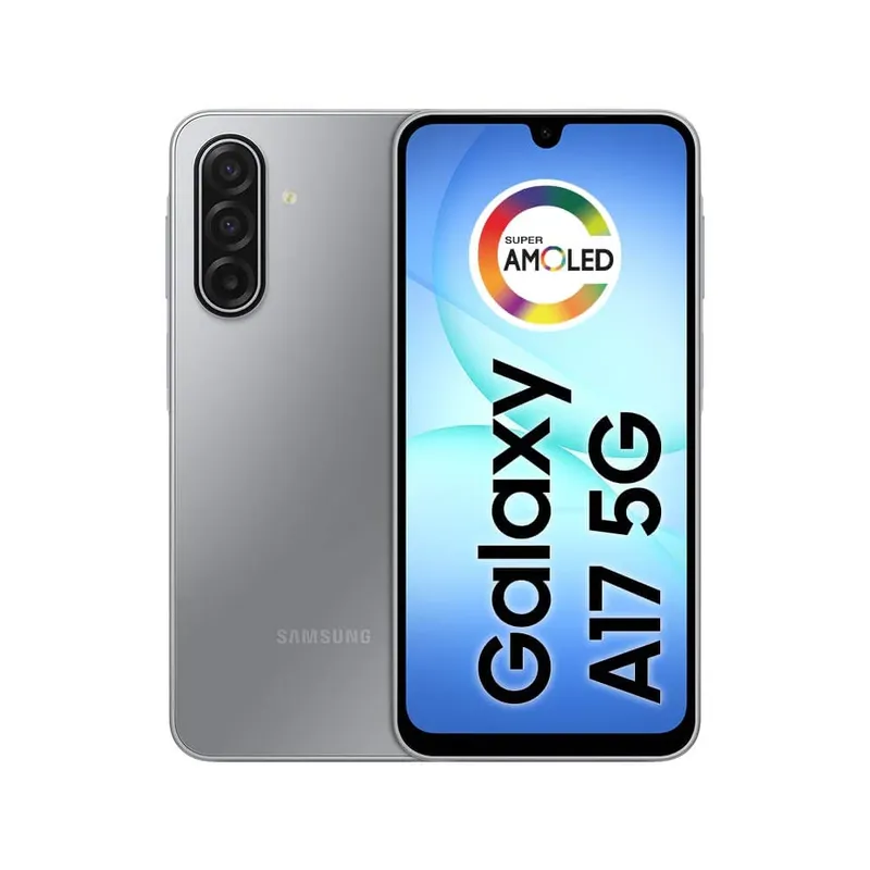 Smartphone Samsung Galaxy A17 5g Com Ia, 128GB, 4GB RAM, Câm De 50mp, Tela De 6.7”, Nfc, Ip54, Cinza
