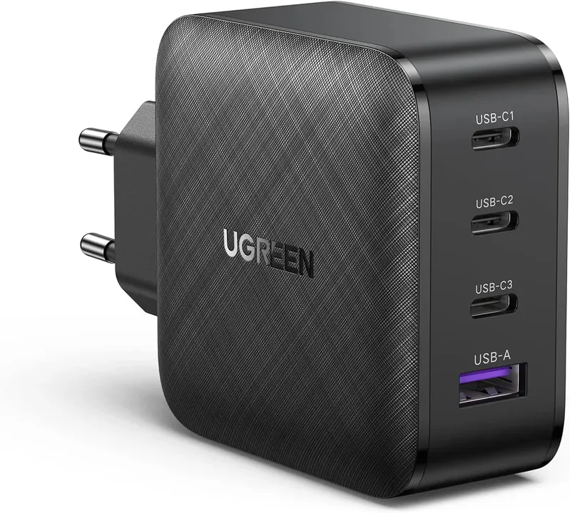 Carregador Rápido Ugreen Nexode 65w Gan Pd (3 Em 1)
