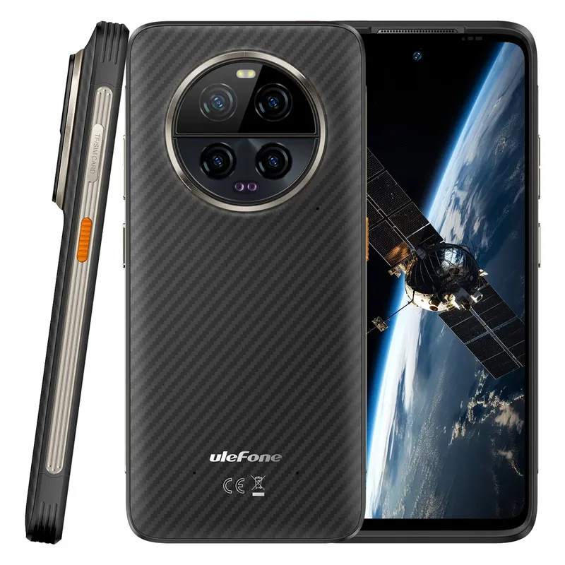 Smartphone Ulefone Armor 23 Ultra 5g Nfc Via Satélite 24gb 512gb Preto