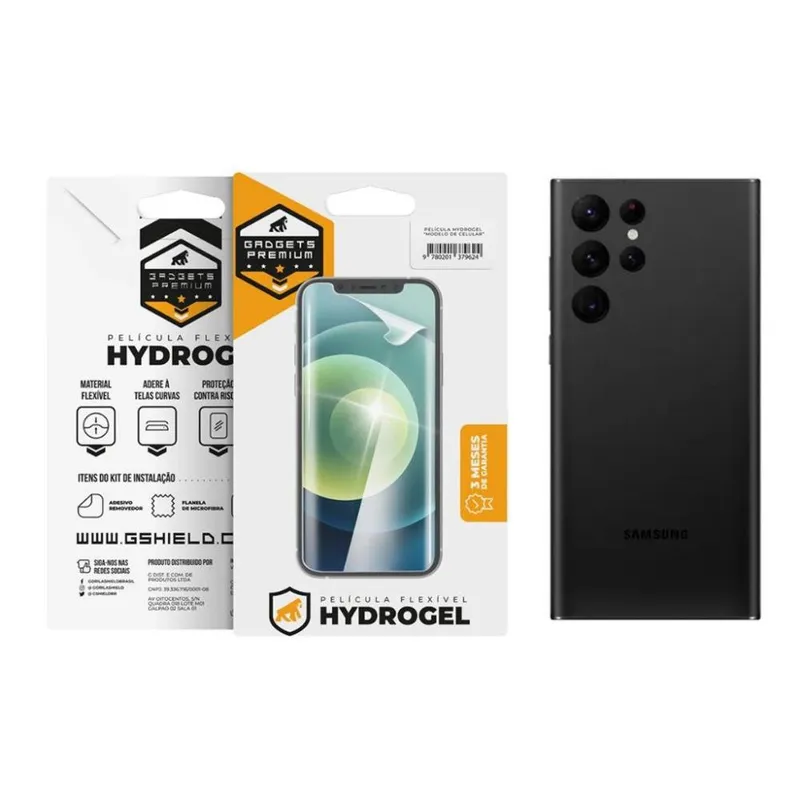 Película Gshield Traseira De Hydrogel Para Samsung Galaxy S22 Ultra