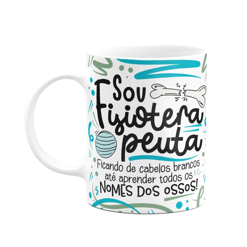 Caneca Profissões Fisioterapeuta