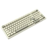 Teclado Mecânico Gamer Ajazz AK992 Retro, USB-C, Switch Vermelho, Layout US, Anti-Ghosting, Branco - AK992 Retro