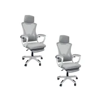 Cadeira De Escritório Presidente Oficial Supreme - Cinza - 2