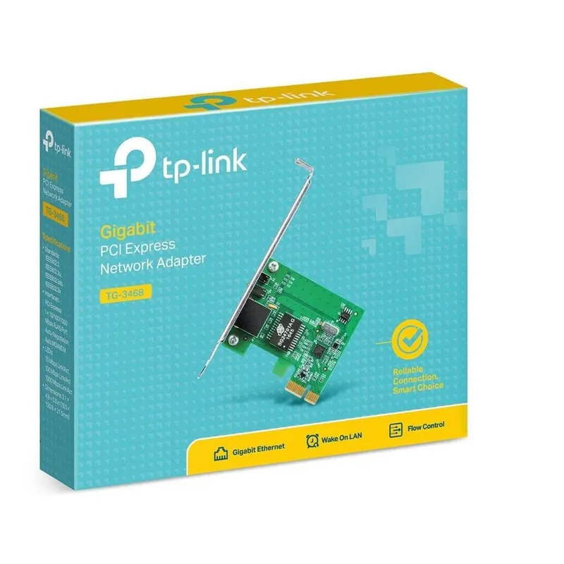 Placa Rede PCie Tp-link Tg-3468 Low Profile 10/100/1000mbps