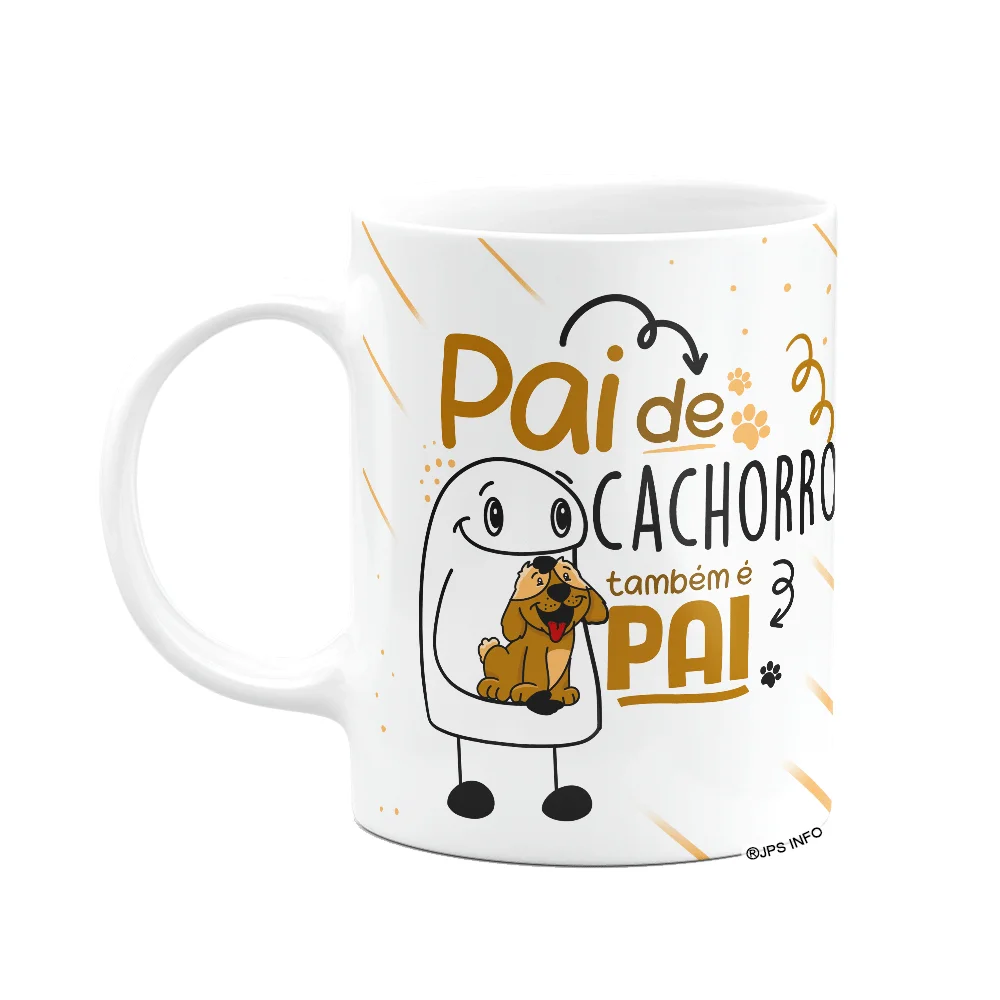 Caneca Flork Dia Dos Pais - Pai De Cachorro