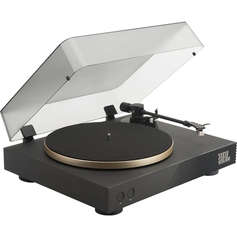 Toca-Discos Vinil Bluetooth JBL Spinner BT, Hi-Fi Premium, Preto com Dourado - JBLSPINNERBTGLDBR