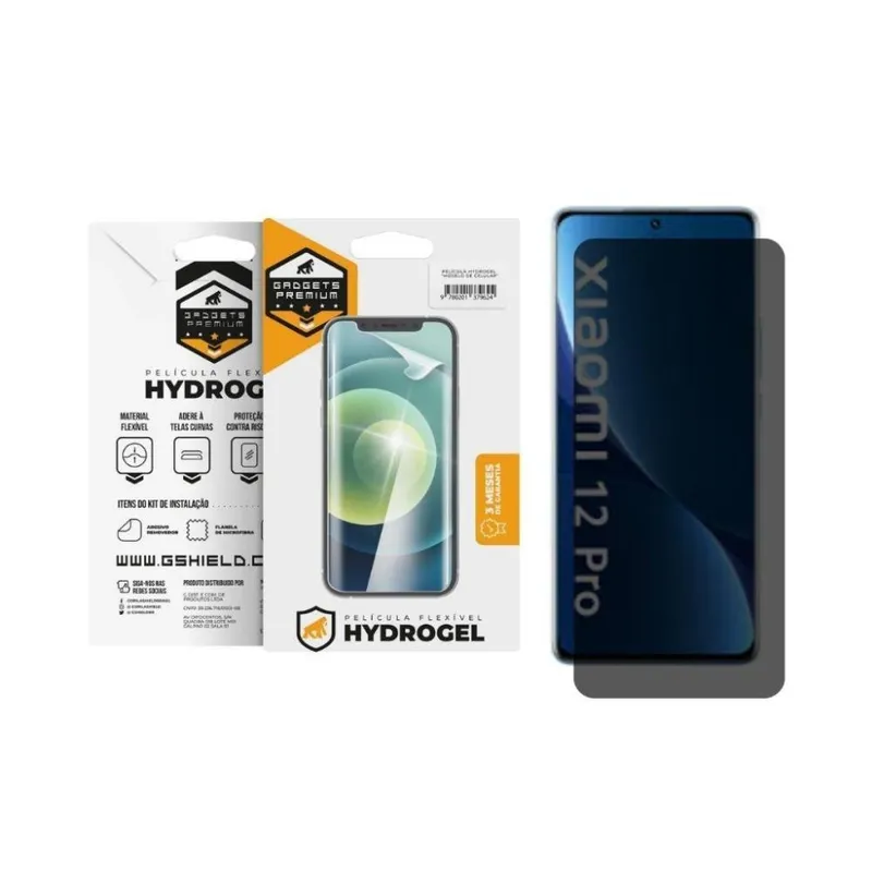 Película Gshield Para Xiaomi 12 Pro, Privacidade Hydrogel