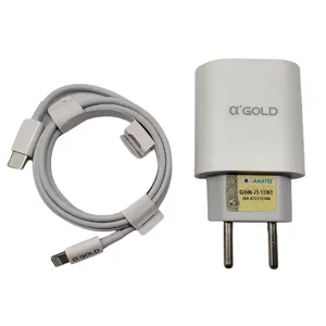 Kit Carregador Turbo 40w Carregador Rapido Para Celular Ios Turbo Carregador Saída Usb-c Carregador 9.1a Fonte E Cabo Qualidade