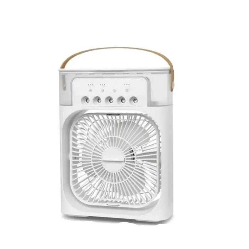 Mini Ventilador Cooling Ijack Liu Om, Tanque 600ml, Umidificador, Aromatizador, 127V