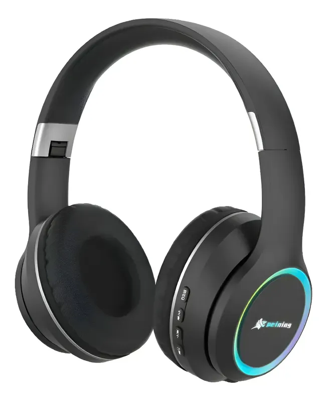 Fone De Ouvido Sem Fio Peining St-33 Alta Qualidade Headset Wireless Preto