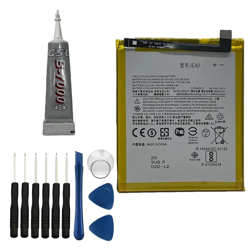 Kit Reparo + Bateria Je30 Compativel Com Moto E5 Play