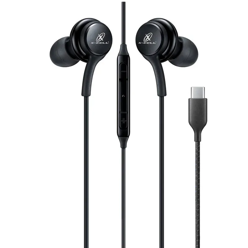 Fone Com Fio X-cell Estéreo, Usb-C - Xc-f-18