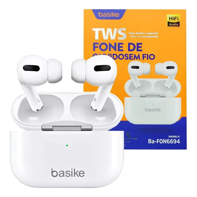 Fone De Ouvido Bluetooth Sem Fio Intra-auricular Tws 5.3 Cancelamento De Ruído