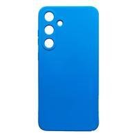 Capinha Capa Compatível Com Samsung Galaxy M55 5g Tela 6.7 Case Aveludada Interior Cor:azul