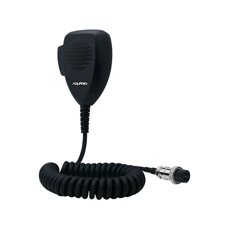 Microfone Aquário Básico, Para Radio PX, Com Conector 4 Pinos - RP-04