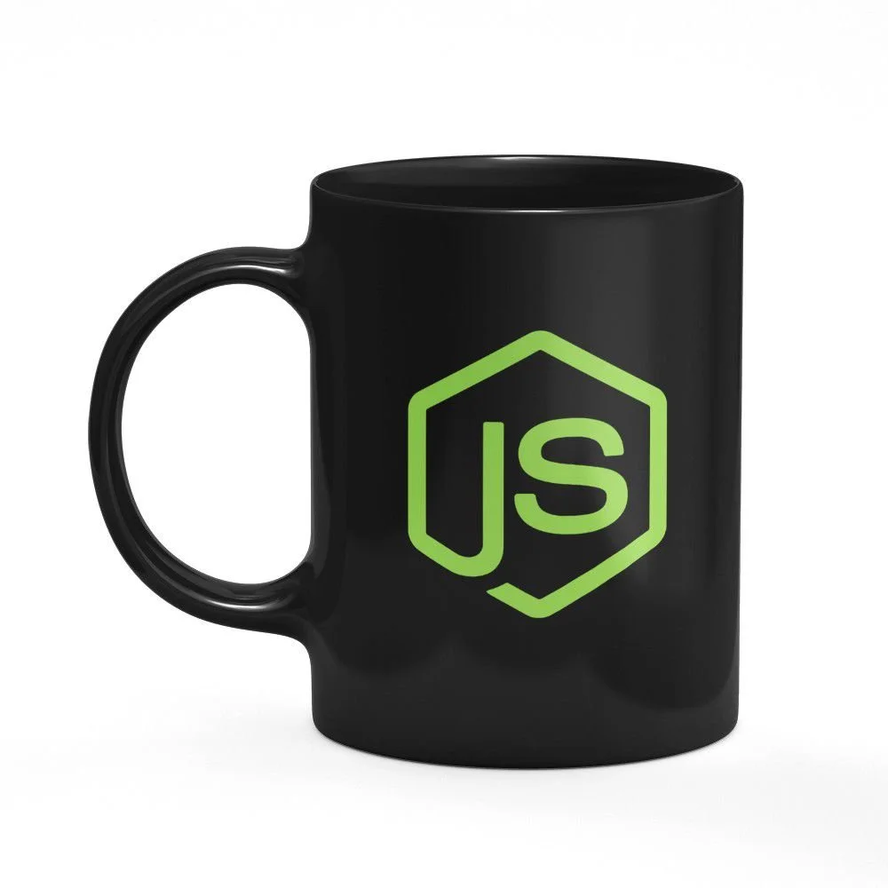 Caneca Dev Programador Node Js Preta