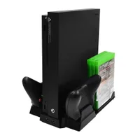 Suporte Base Vertical 4 Em 1 XBOX One X Com Cooler