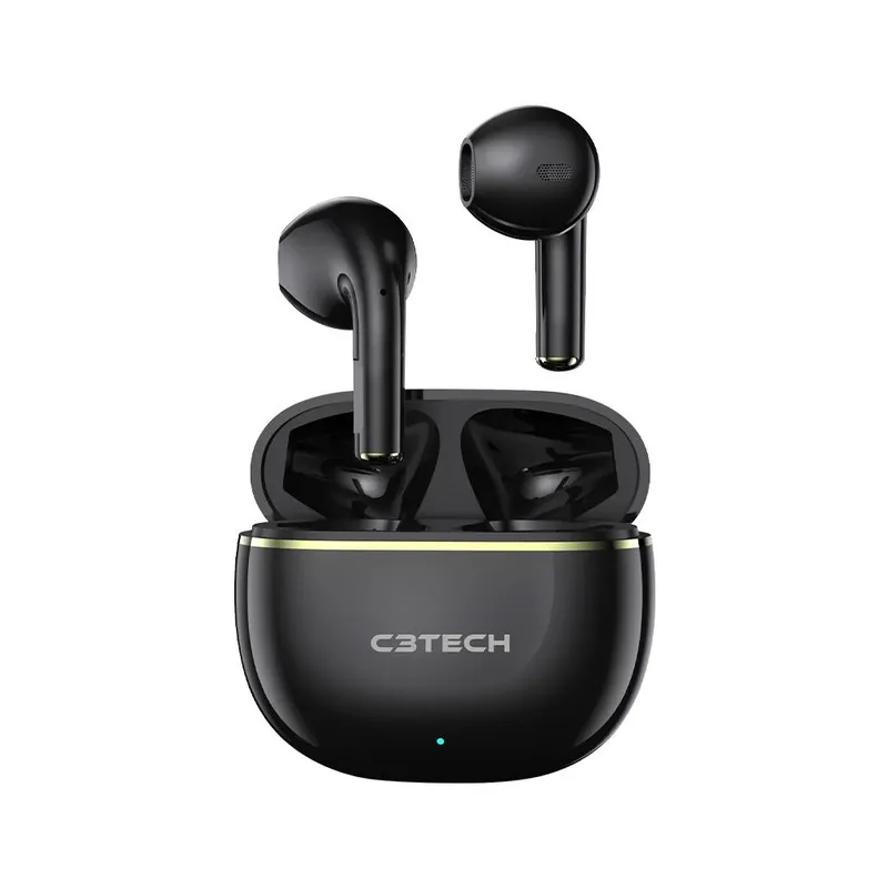 Fone De Ouvido Sem Fio C3tech Ep-tws-30bk, Bluetooth