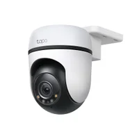 Camera De Segurança Externa Wi-fi 360? Pan Tilt Tp-link Full Hd Com Visão Noturna Branco Tapo Tc40