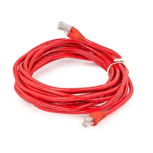 Patch Cord Cat5e, Montado Vermelho - 55 Metros