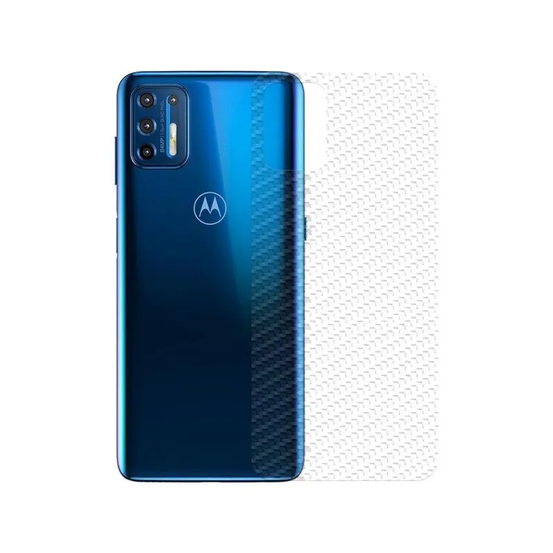 Película Traseira De Fibra De Carbono Para Motorola Moto G9 Power
