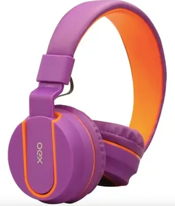 Fone De Ouvido Oex Teen Flúor Hs107, Bluetooth, Com Microfone, Dobrável, Roxo