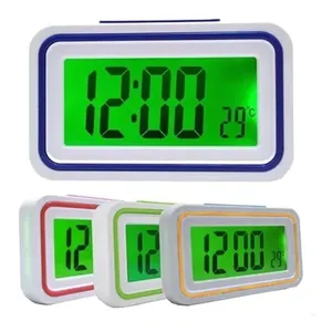Relógio Digital Knup Luminoso Despertador Que Fala Hora Idoso Cego