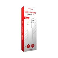 Cabo Usb X Lightning 2m 2a Cb-l20wh Branco C3plus C3Tech