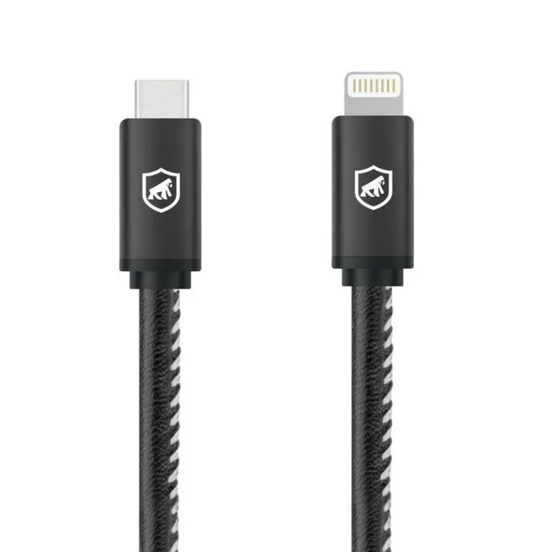 Cabo Lightning / Type-c - Turbo Militar - 1,5m No Atacado - Caixa Fechada 10 Unidades - Gshield