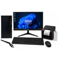 Kit PDV Completo Computador i5 16GB SSD 256GB Monitor 20” LED Impressora Térmica 80mm com adaptador WiFi Teclado e mouse sem fio
